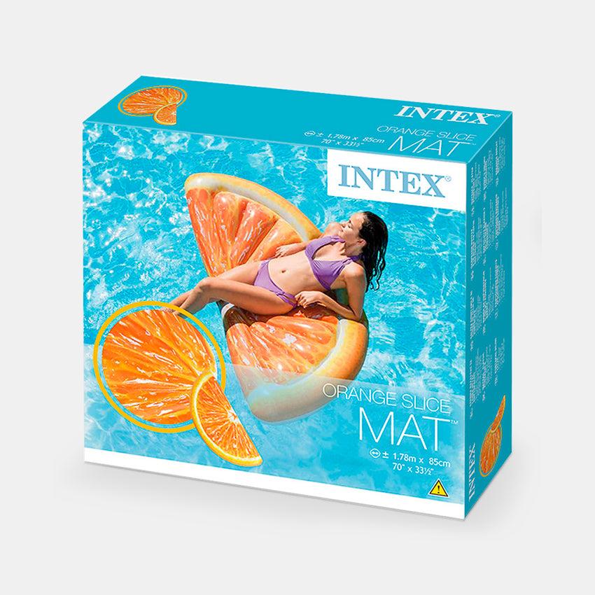 Flotador naranja INTEX 178 x 85 cm, 58763EU