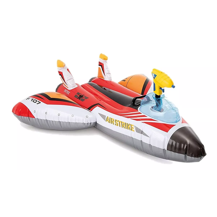 Flotador inflable Avión + Pistola de agua montable - INTEX 57536