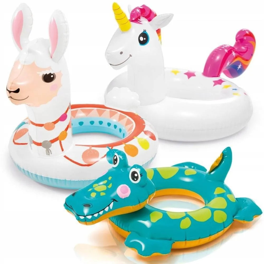 Flotador inflable infantil aro animales - INTEX 58221