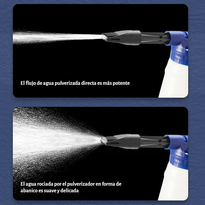 Pistola para lavado de autos, 750 ml, rociador de agua y jabón