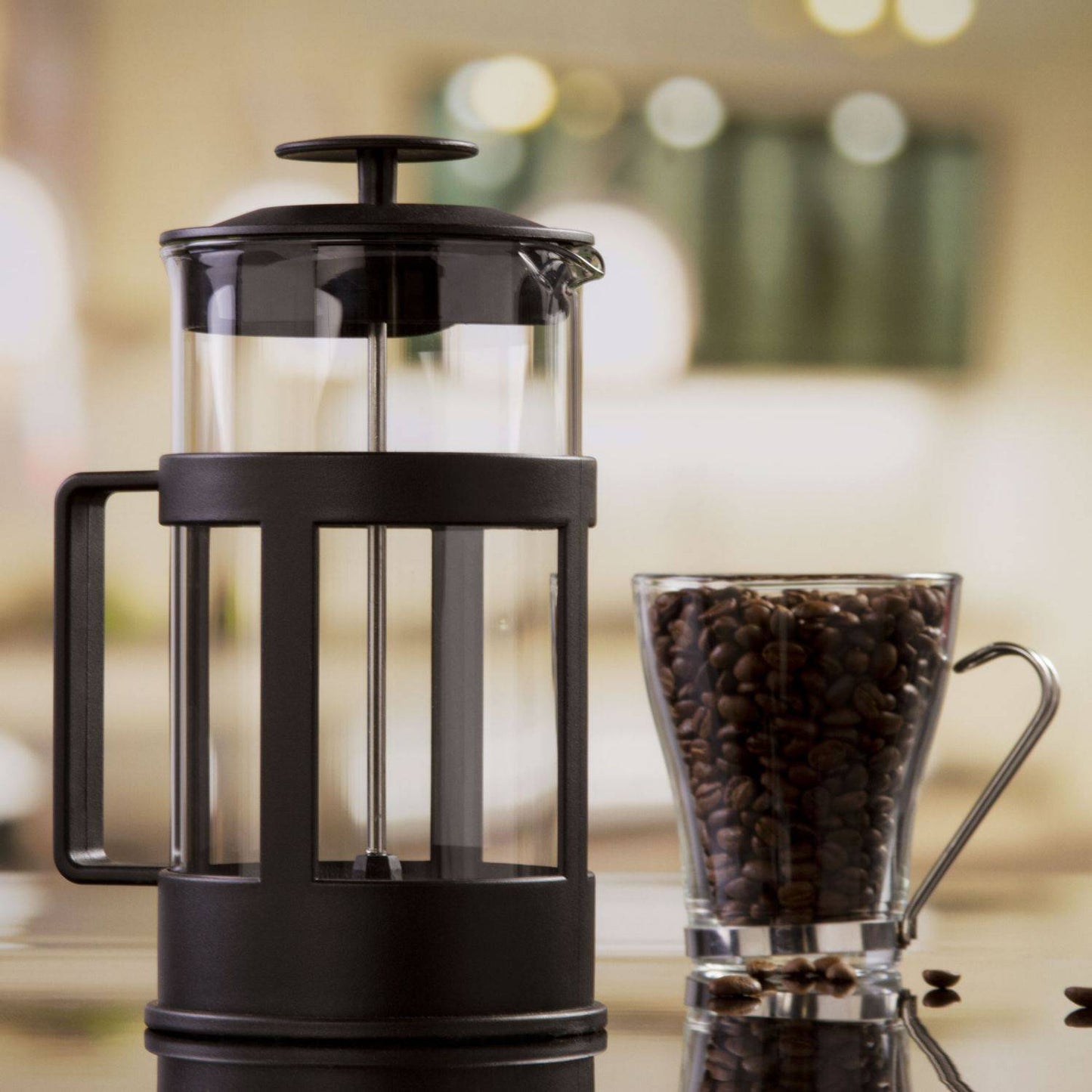Cafetera Prensa francesa 350ml, 600 ml y 1000mI, Cafetera con émbolo
