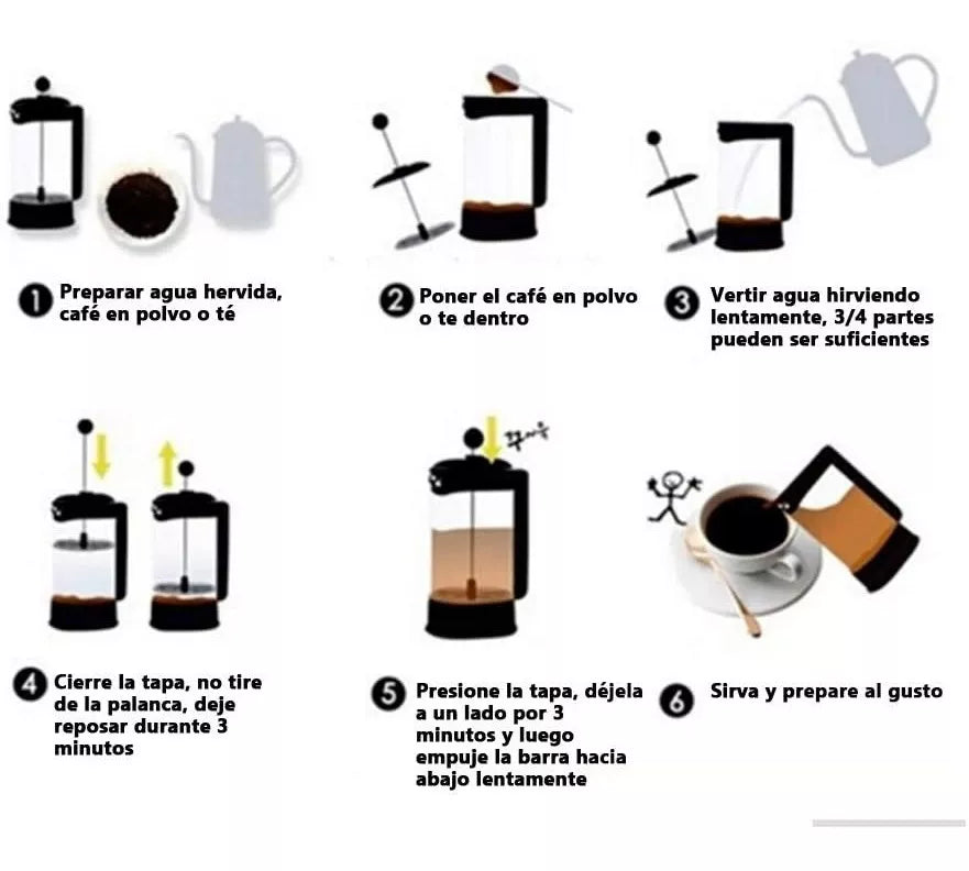 Cafetera Prensa Francesa 350 mI