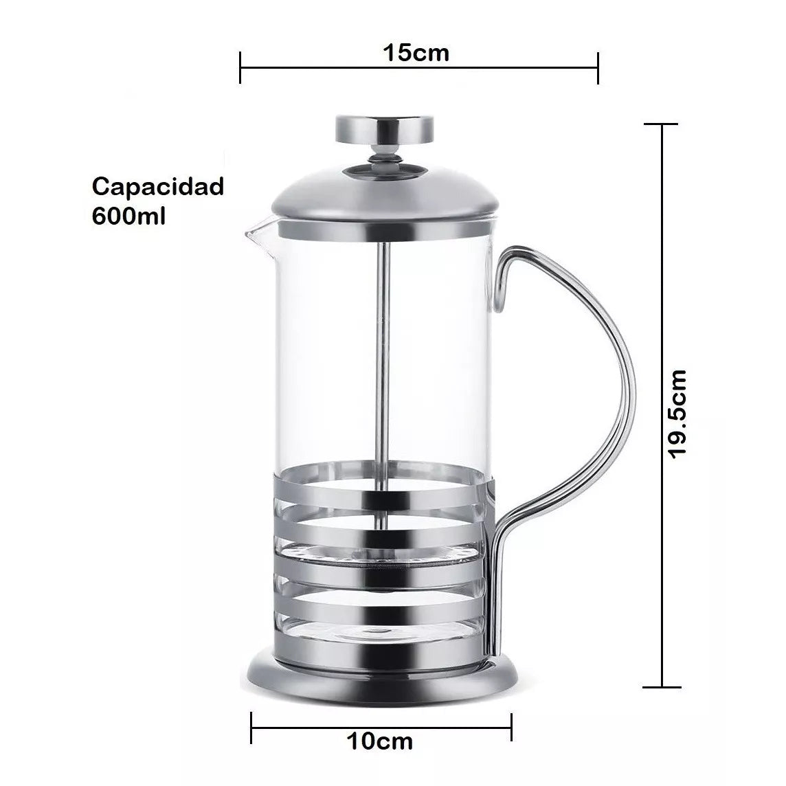 Cafetera Prensa Francesa 600 ml