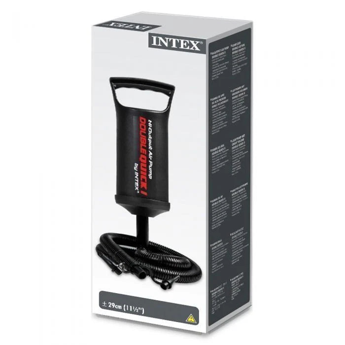 Intex Inflador Manual 29cm Doble Quick I 68612