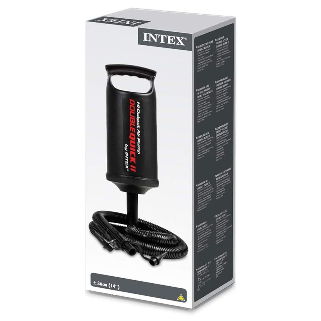 Intex Inflador Manual 36cm Doble Quick II - 68614