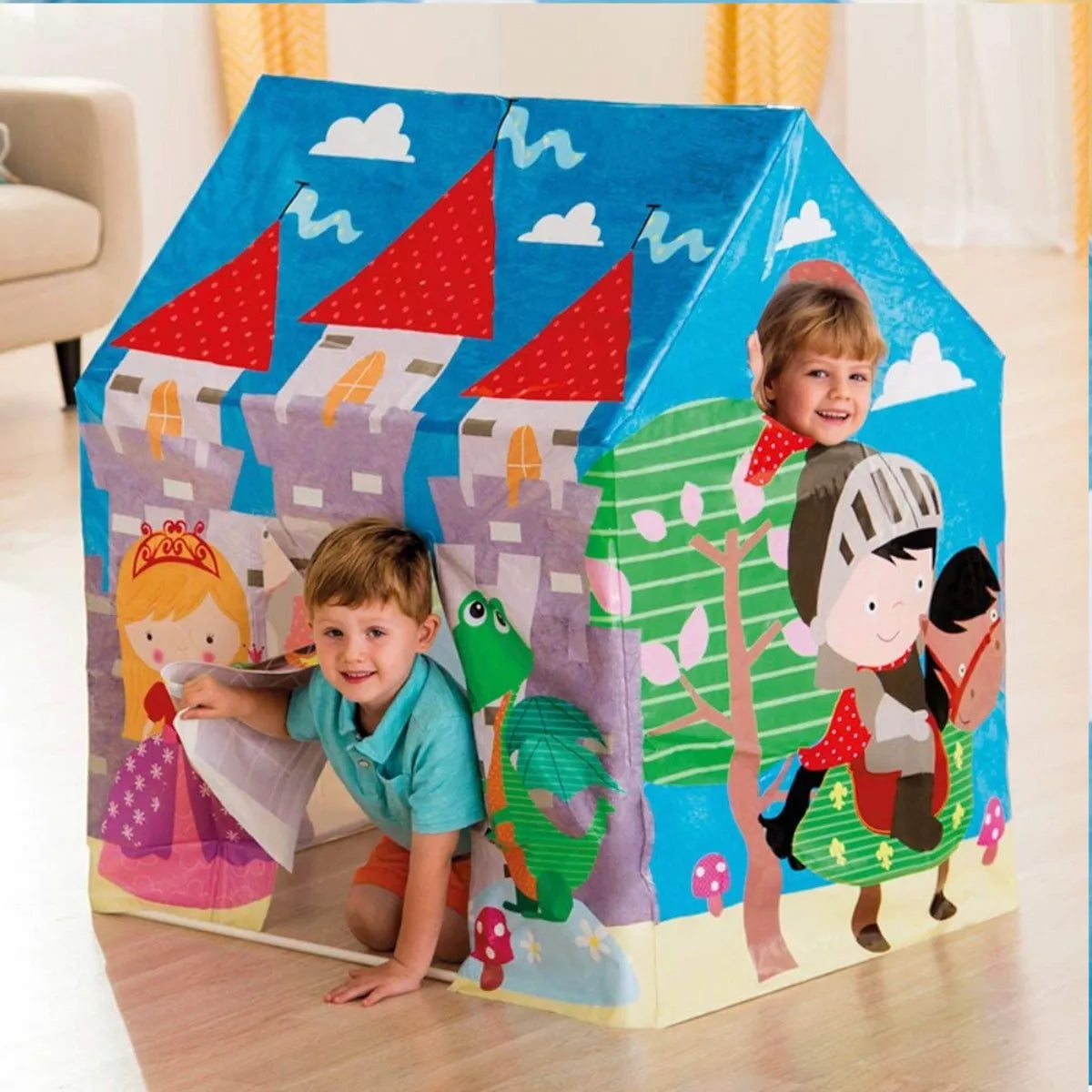 ¡Carpa infantil Intex de alta calidad! ⛺️ Resistente y duradera, ideal para interiores y exteriores. ¡Perfecta para estimular la imaginación de los niños!