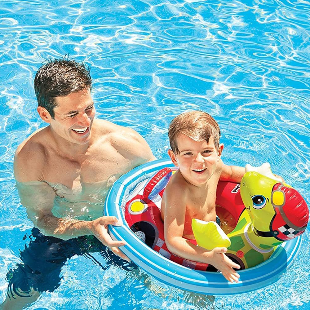 Flotador bebe- Pato, Tortuga y Unicornio - INTEX 59570