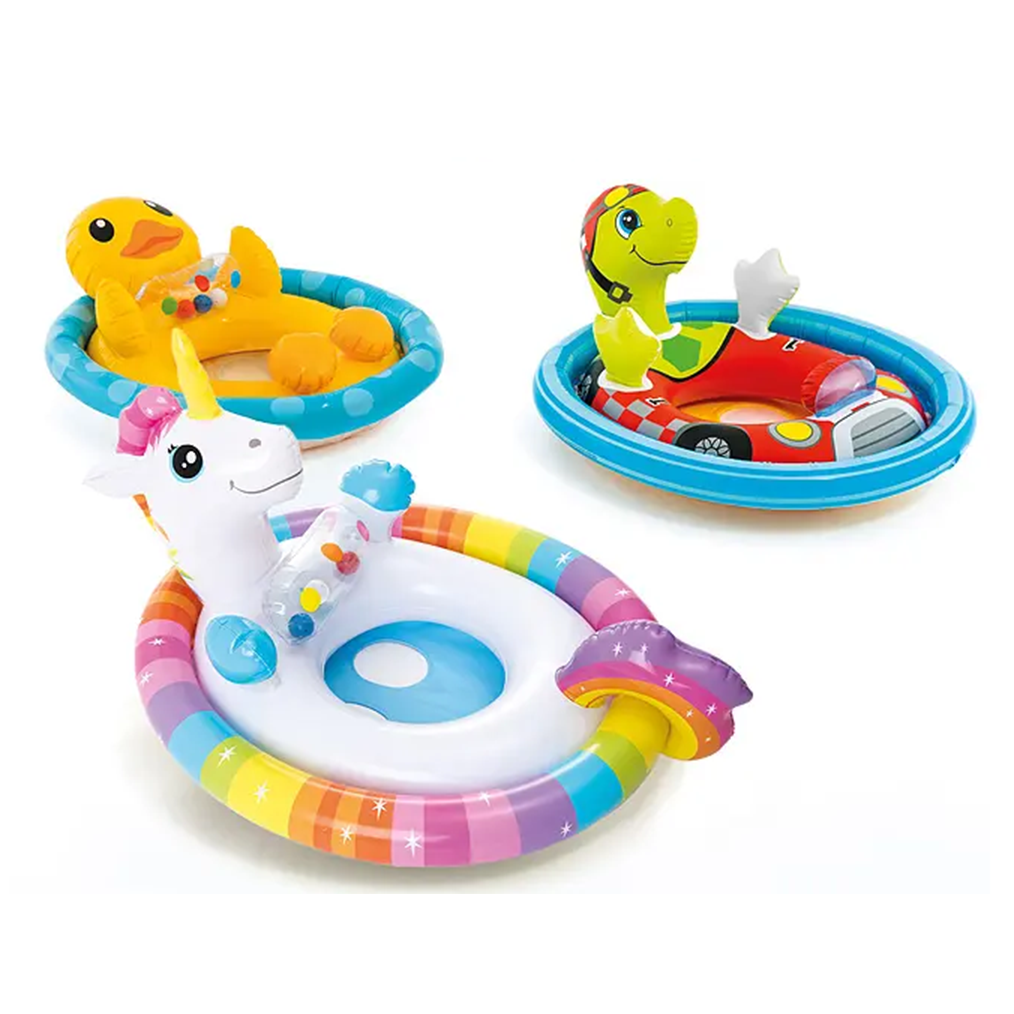 "Flotadores infantiles con diseños de animales. ¡Diversión y seguridad en la piscina! Ideales para niños de 3 a 4 años.