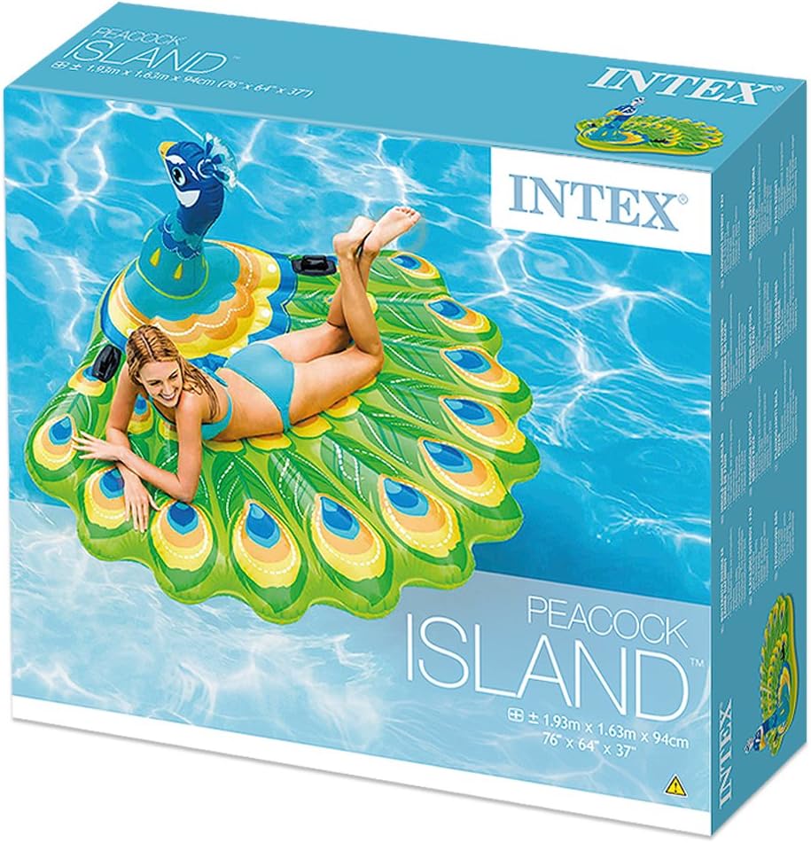 Flotador Inflable Pavo Real Gigante - INTEX 57250