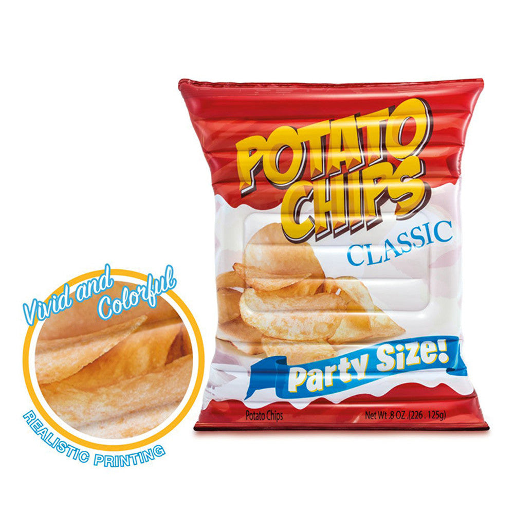 Flotador inflable Bolsa de Papas INTEX 58776, 178 x 140cm, potato chips