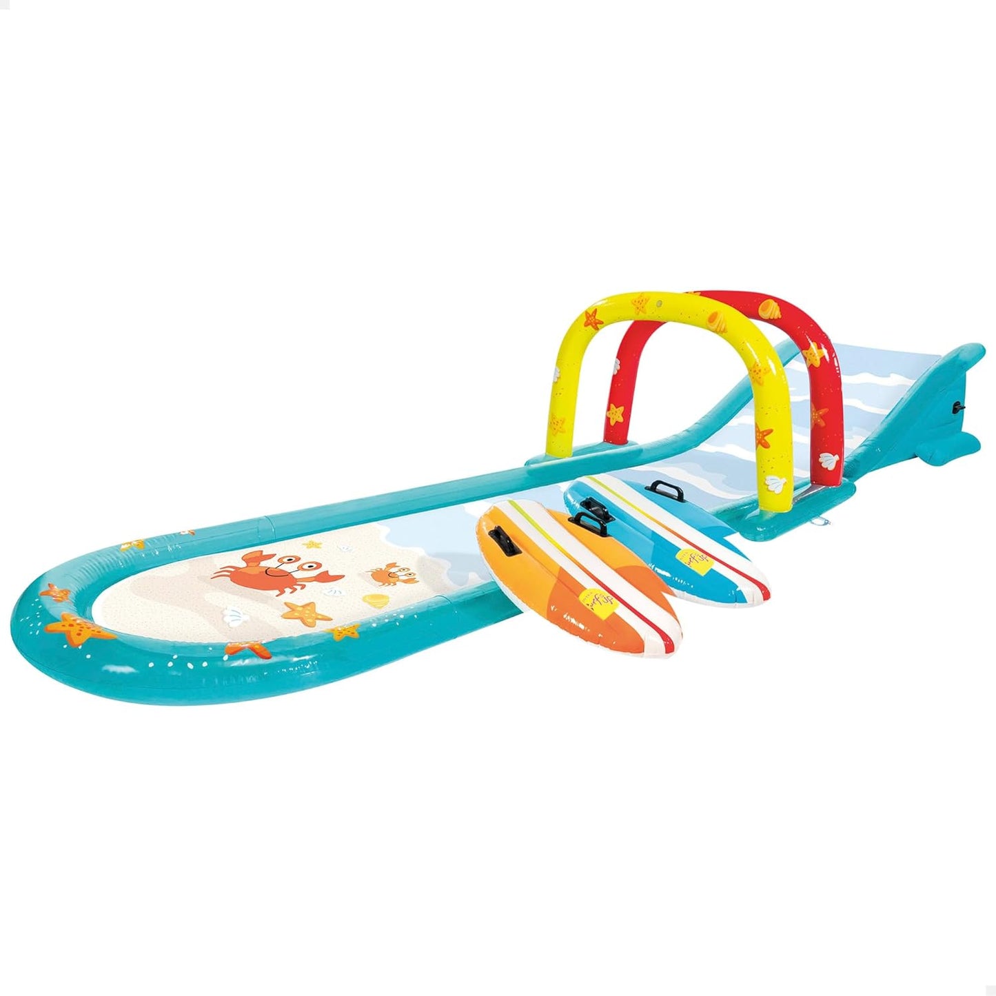 Tobogán acuático infantil con tablas de surf inflables INTEX 56167