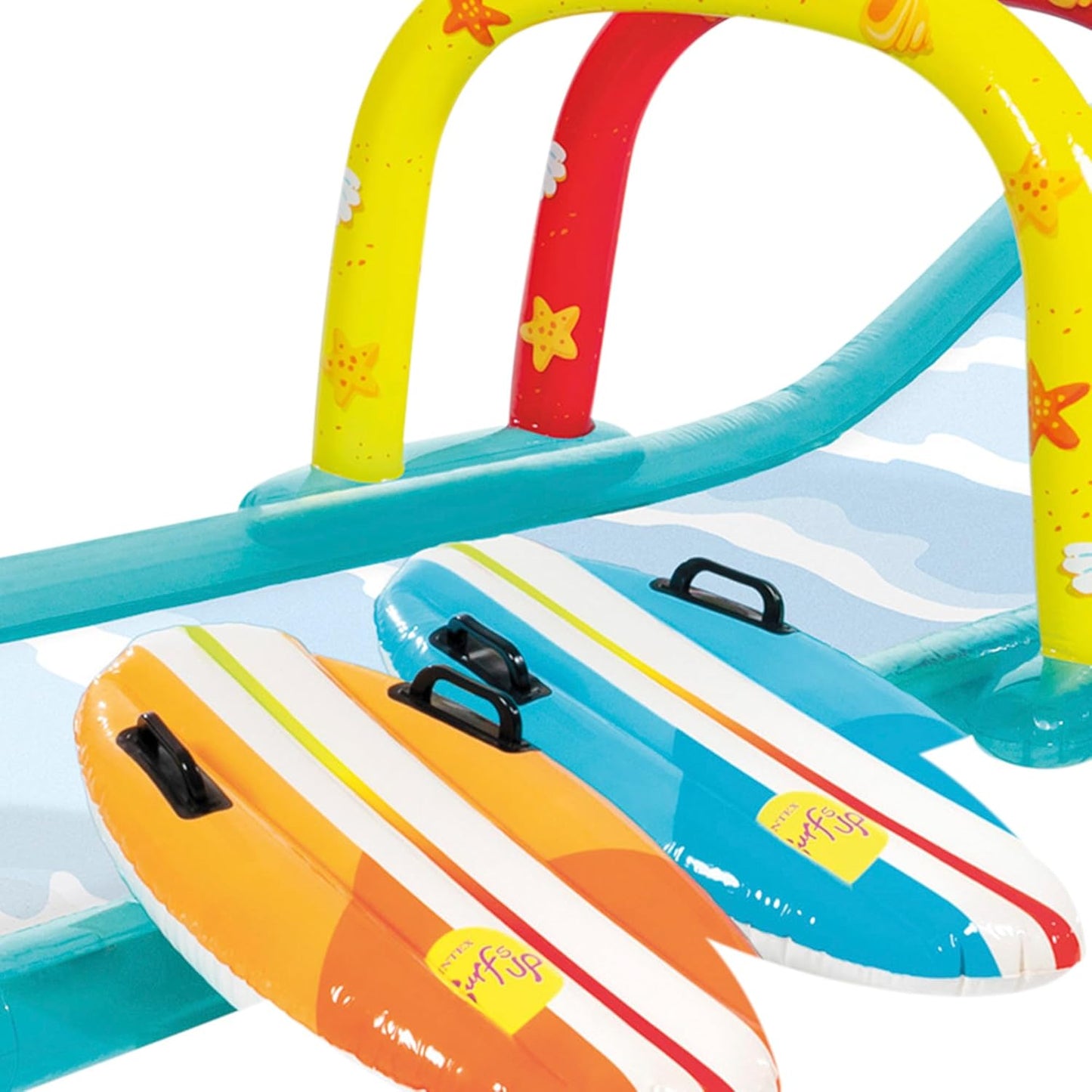 Tobogán acuático infantil con tablas de surf inflables INTEX 56167