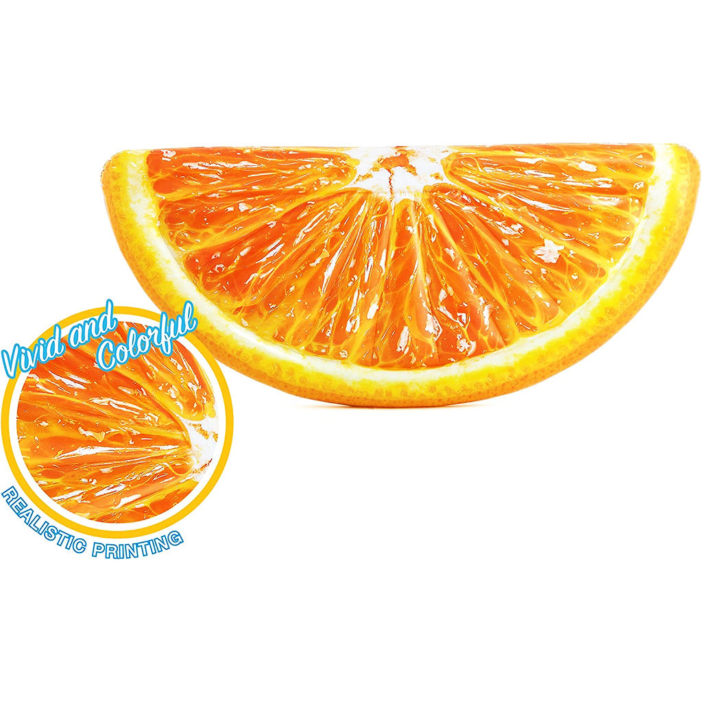 Flotador naranja INTEX 178 x 85 cm, 58763EU