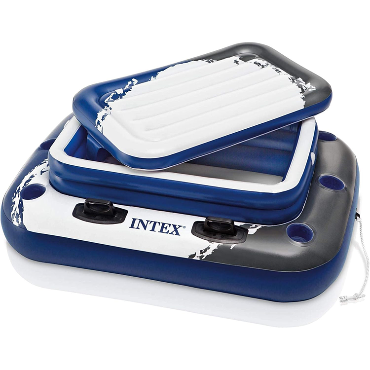 ¡72 latas de refresco y hielo! Nevera hinchable Intex Mega Chill para fiestas en la piscina. ¡Mantén tus bebidas frías y la diversión a flote!