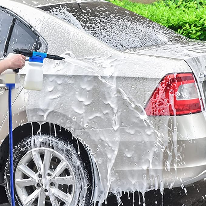 Pistola para lavado de autos, 750 ml, rociador de agua y jabón