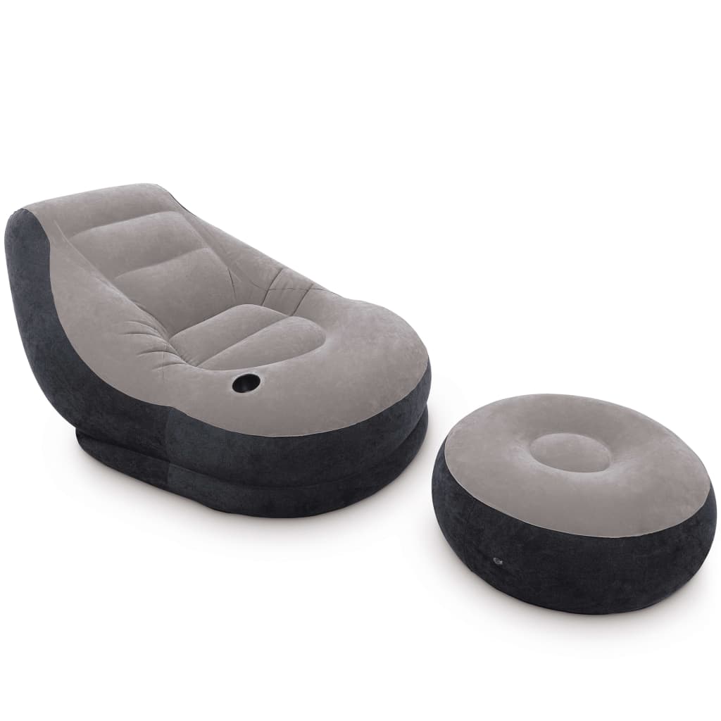 Sillón inflable Intex 68564 Ultra Lounge con reposapiés