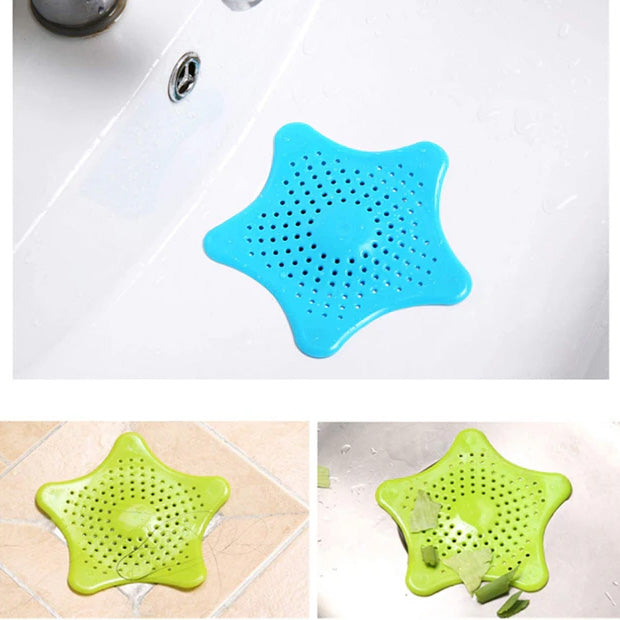 Paquete x 4 filtro para Drenaje Estrella de Mar para cocina y baño