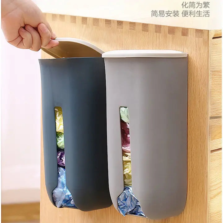 Dispensador de pared para bolsas, organizador de bolsas plásticas