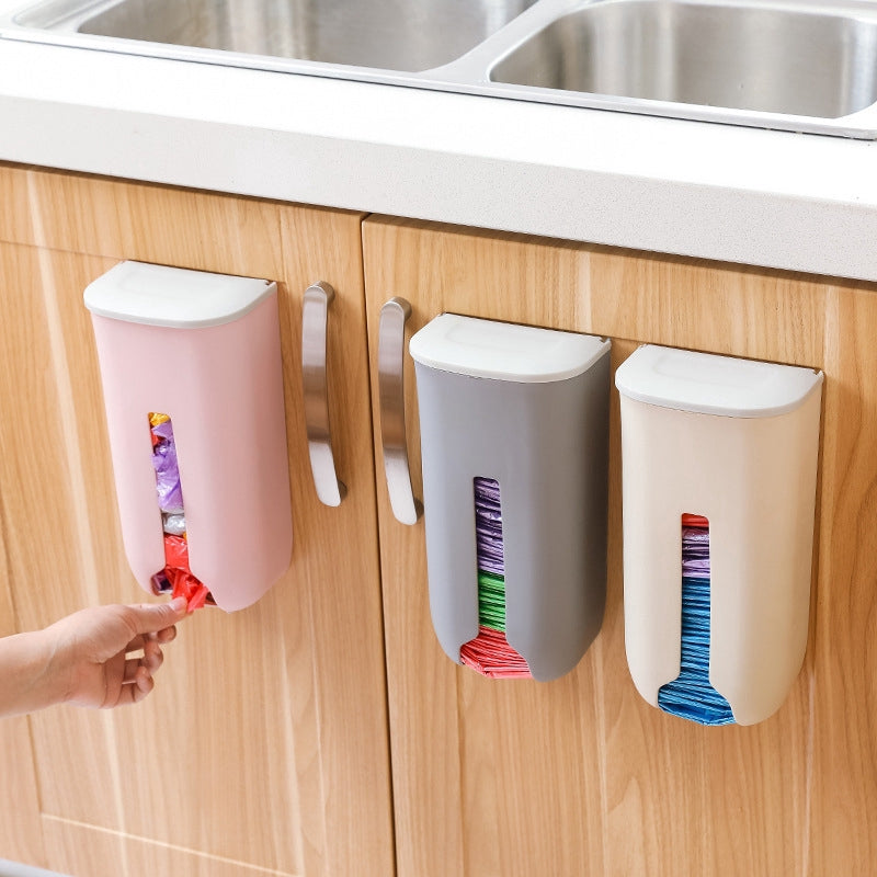 Dispensador de pared para bolsas, organizador de bolsas plásticas