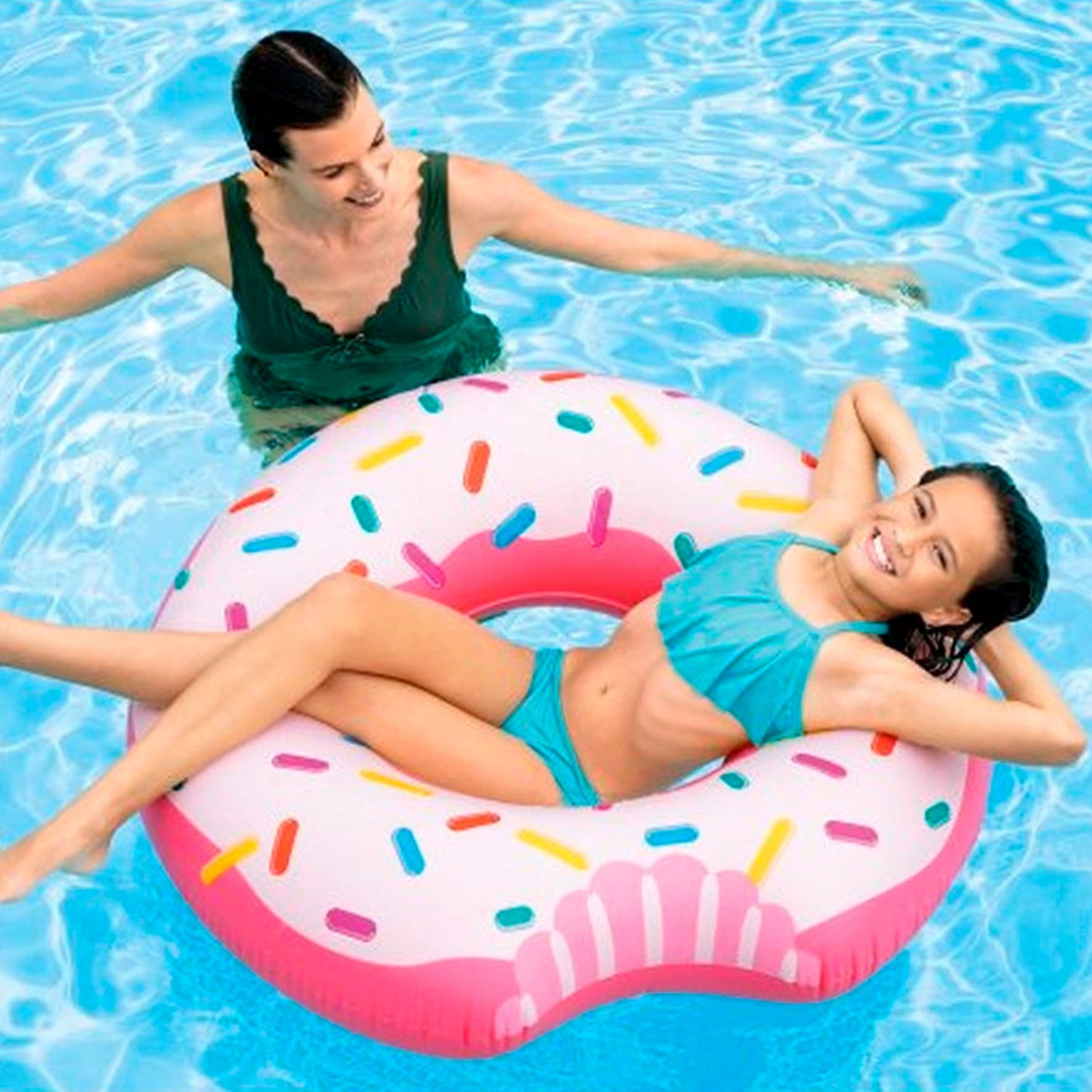 Flotador en forma de dona INTEX 56265, 114 X 114 cm, Donut Inflatable