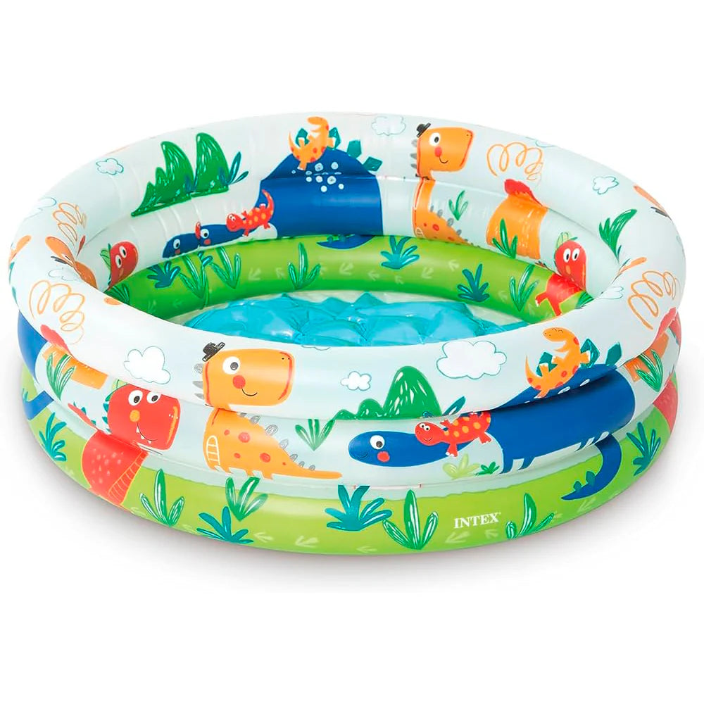 Piscina dinosaurios para bebé,  INTEX 57106, 61 x 22 cm