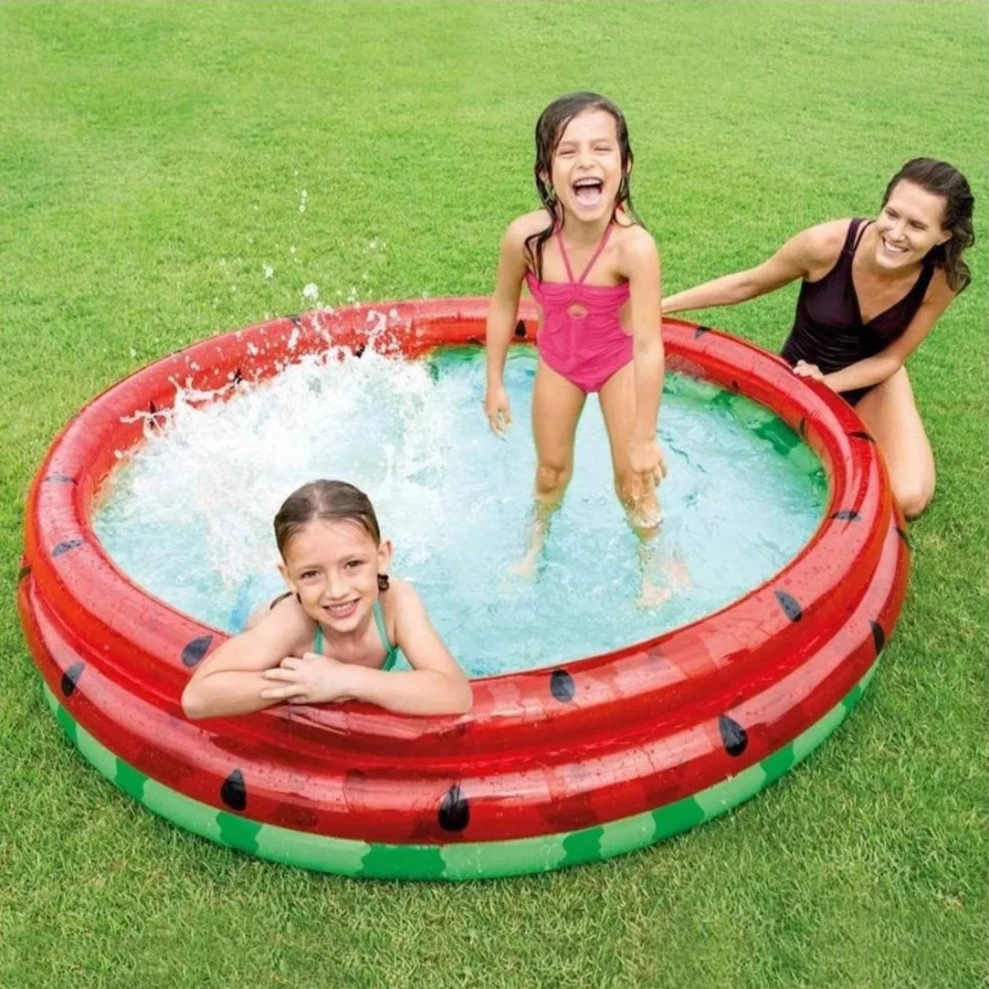 Piscina inflable INTEX 58448 con forma de sandía, 168 x 38cm