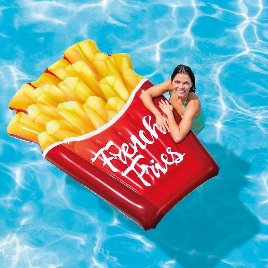 Flotador  papas a la francesa  INTEX 58775, 175 x 132 cm, french fries