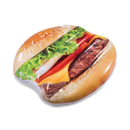 Flotador INTEX con forma de hamburguesa 145 x 142 cm