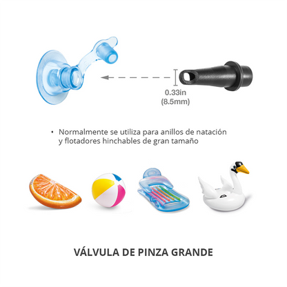 Intex Inflador Manual 36cm Doble Quick II - 68614
