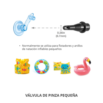 Intex Inflador Manual 36cm Doble Quick II - 68614