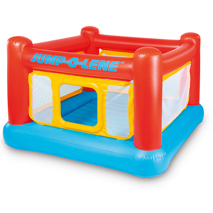 ¡Salta y juega seguro! Castillo hinchable infantil Intex Jump-O-Lene con paredes de red. Horas de diversión para niños de 3 a 6 años.