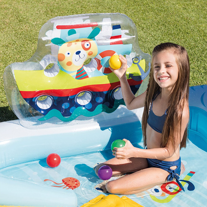 ¡El regalo perfecto para este verano! Piscina hinchable INTEX con múltiples actividades. ¡Sorprende a tus hijos!