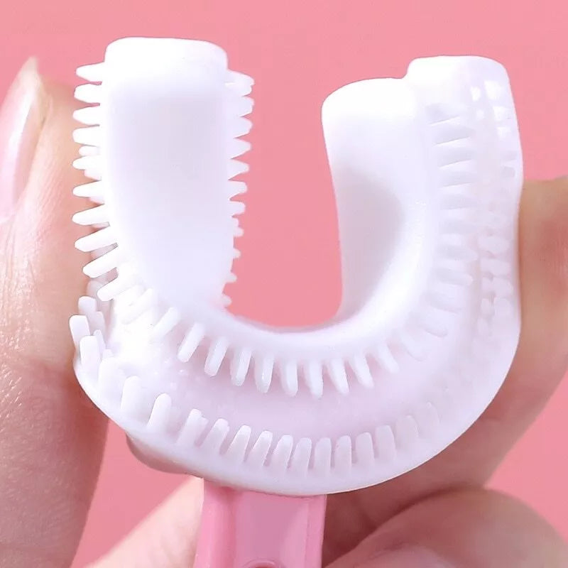 Cepillo de Dientes en Forma de U para Niños – Limpieza 360º y Cuidado Oral Completo