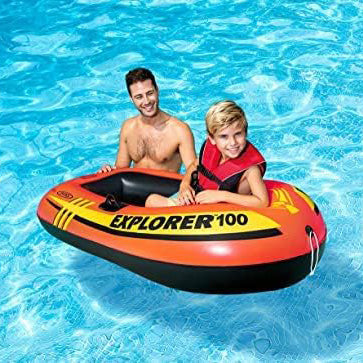 Bote inflable INTEX explorer para una y dos personas, rafting, piscinas y lagos