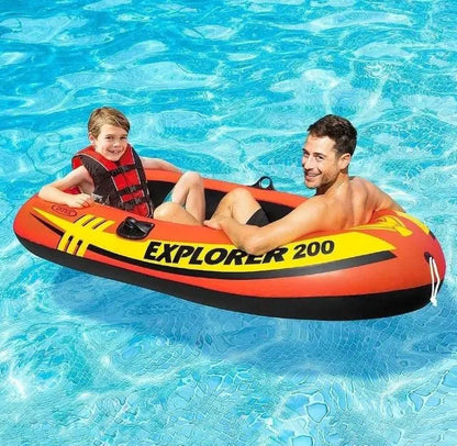 Bote inflable INTEX explorer para una y dos personas, rafting, piscinas y lagos