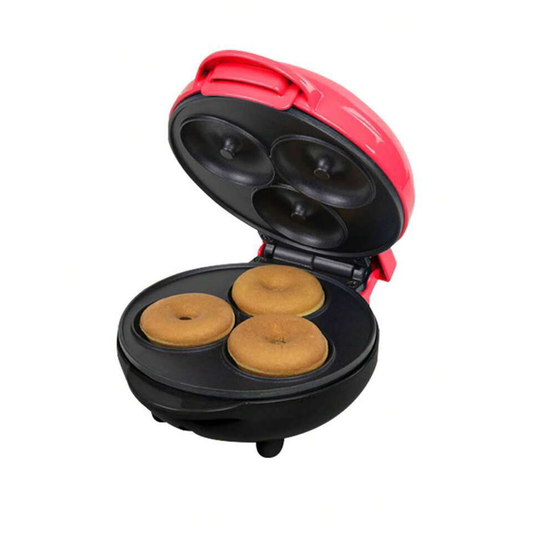 Mini Máquina antiadherente para Hacer Donuts, 3 agujeros