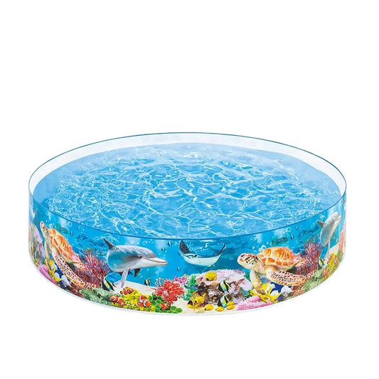 ¡Montaje súper fácil! Piscina infantil Intex SnapSet™. Solo llénala y a disfrutar. ¡Diversión acuática instantánea para los niños en verano!