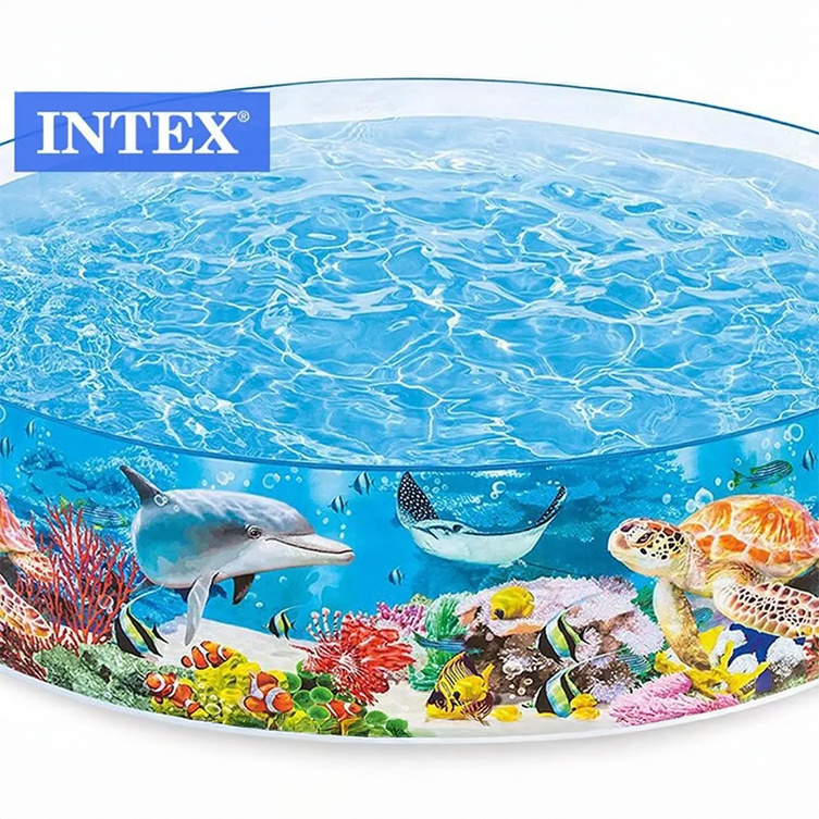 ¡Compra ahora la piscina infantil Intex SnapSet™! Montaje fácil y diversión instantánea para tus hijos. ¡Envío rápido y verano feliz!