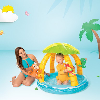 Piscina inflable para niños isla tropical, INTEX 58417, 1,02 m x 86 cm