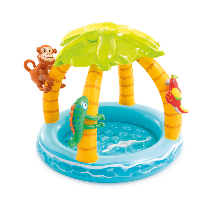 Piscina inflable para niños isla tropical, INTEX 58417, 1,02 m x 86 cm