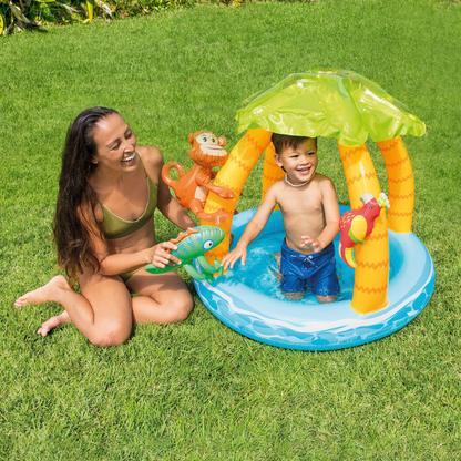 Piscina inflable para niños isla tropical, INTEX 58417, 1,02 m x 86 cm