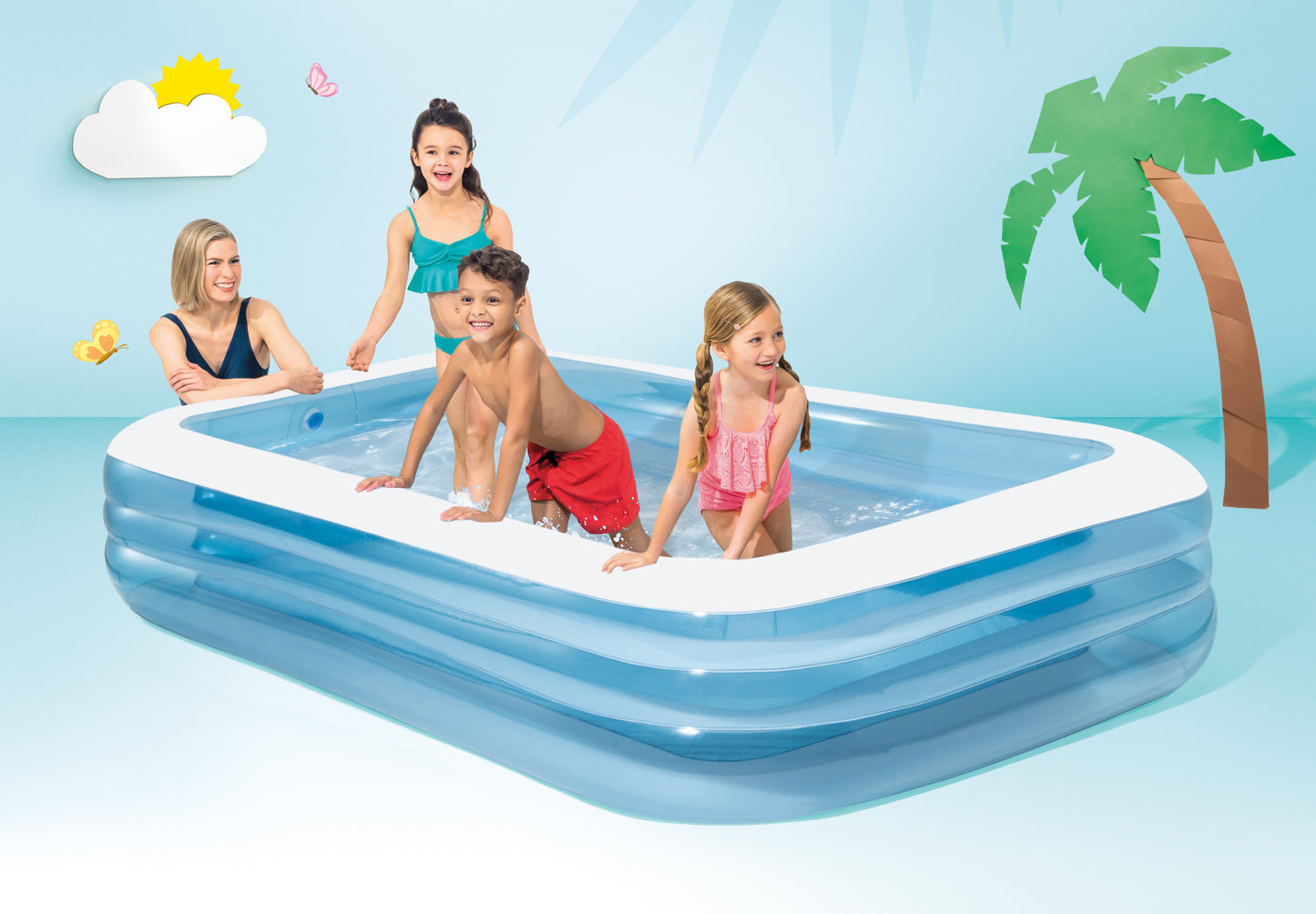 Piscina rectangular 3M Familiar, INTEX 58484