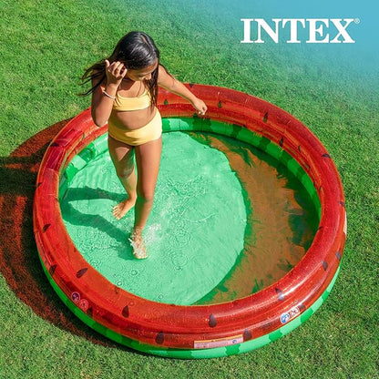 Piscina inflable INTEX 58448 con forma de sandía, 168 x 38cm